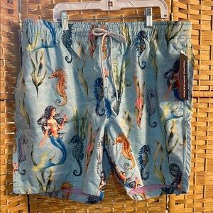 Nautical Fantasy Men's Swim Board Shorts